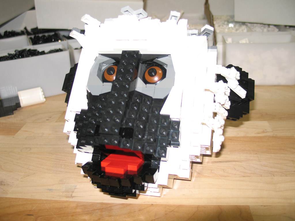 LEGO Artist Monkey Head