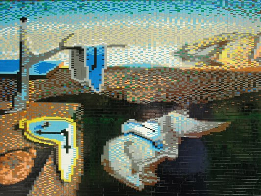 LEGO Artists Persistence of Memory Mosaic