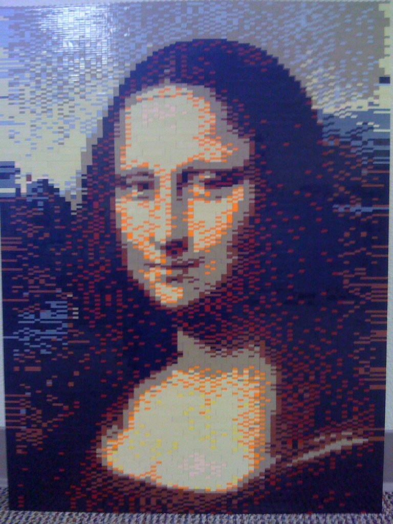 LEGO Artist Mona Lisa Mosaic