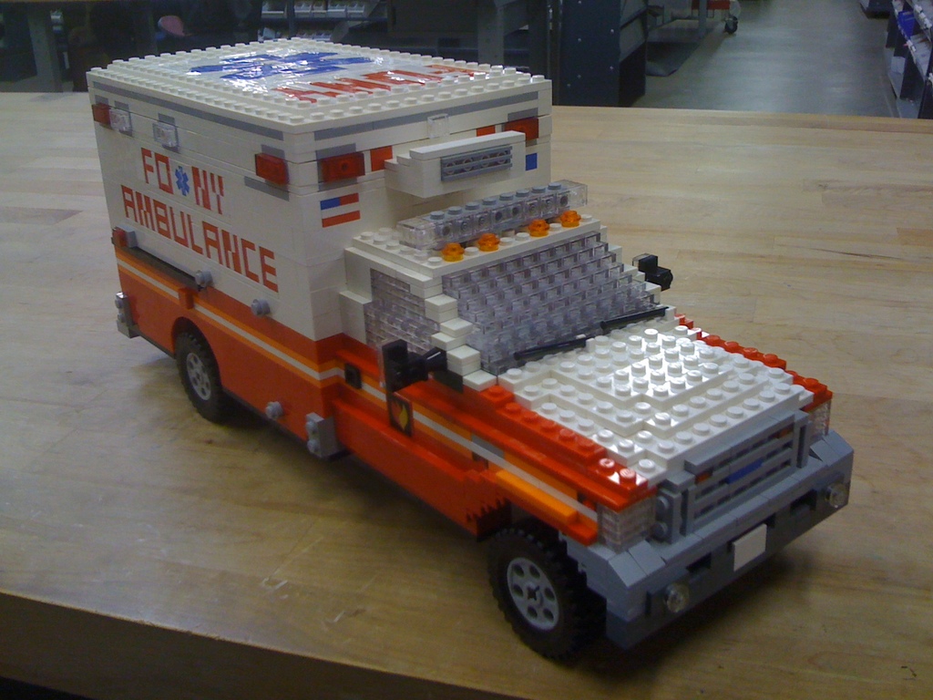 LEGO Artists FDNY Ambulance