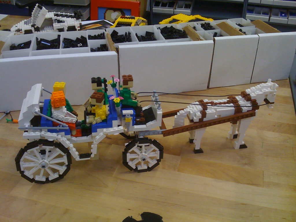 LEGO Artist Horse Drawn Carriage