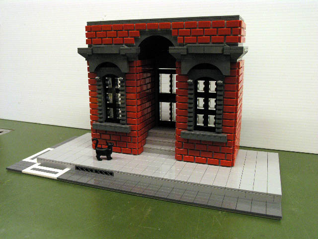 LEGO Artists Brick Wall Study