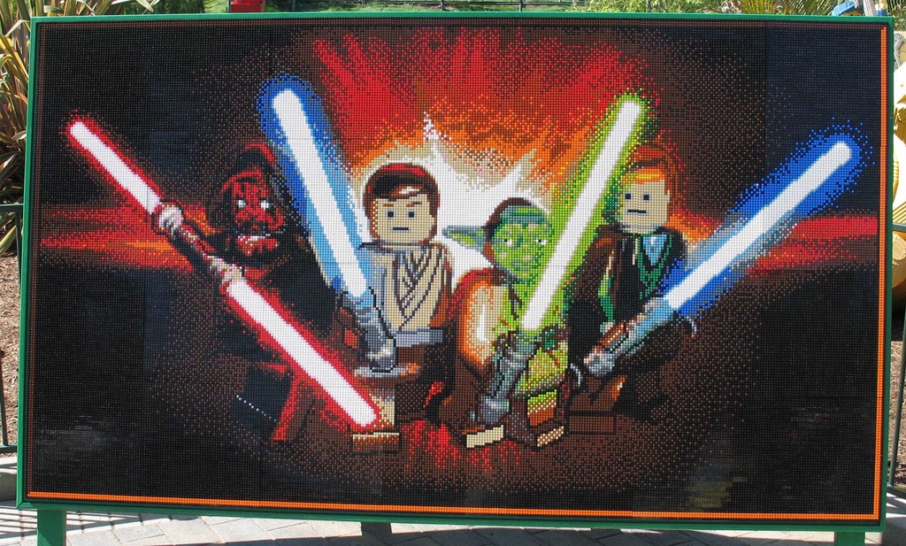 LEGO Artists LEGOLAND Star Wars Days Mosaic