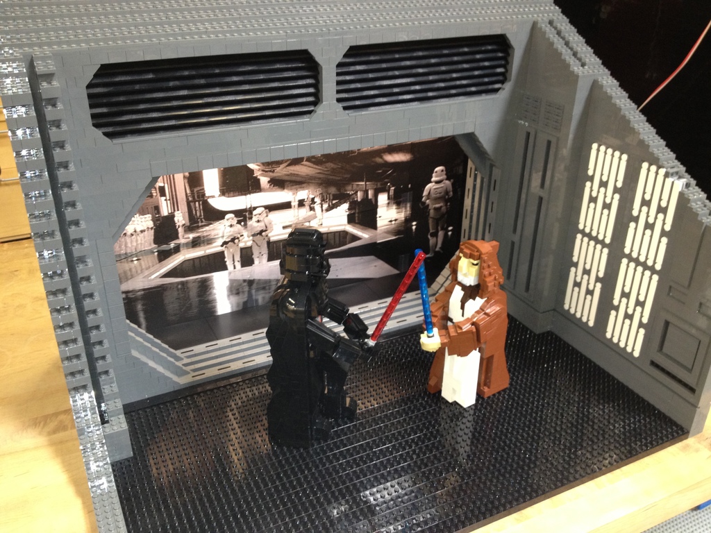 LEGO Artist Star Wars Duel Background